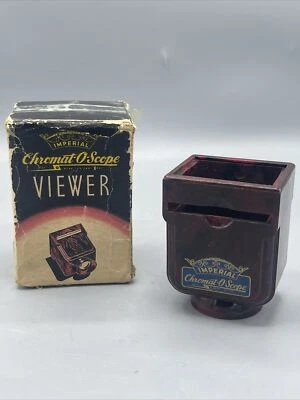 1945 Imperial Chromat-O-Scope Bakelite Slide Viewer, Original Box - Image 1 of 4