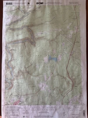 Christmans- Carbon County - USGS Topographical Geographical Quadrangle Map - Image 1 of 3