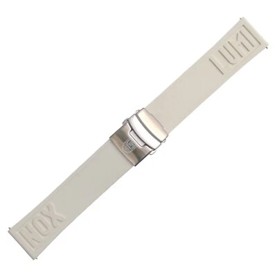 Genuine Luminox Watch Band Strap 24mm EPDM White Steel 3050/3080/3150/4200/8800 - Image 1 of 3
