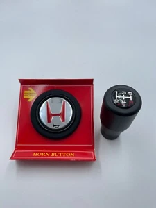 Spoon shift knob with NSX horn kit 5spd 6spd fits Honda & Acura DC2 Ek9 Eg6 Ef - Picture 1 of 2