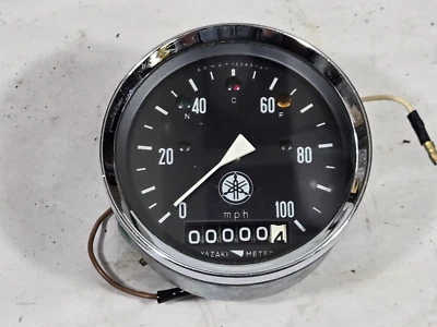 NOS 1962-1964 Yamaha YD3 Speedometer Gauge, 1963 YDT1 Speedo - Image 1 of 4