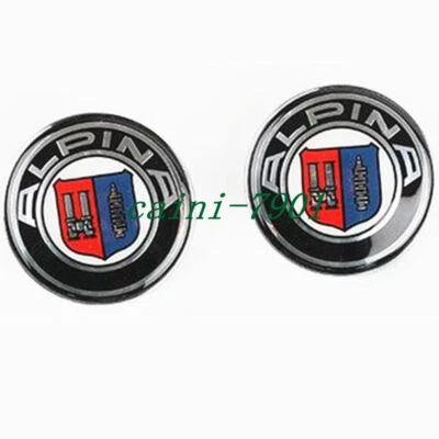 Insignia emblema capó delantero y maletero trasero 2 piezas 82 mm 74 mm para ALPINA B5 B7 Foto 1 de 3