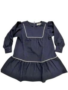 Coco Blanc Navy Swing Dress Size 3 - Picture 1 of 2