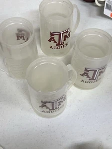 Texas A & M Aggies Mugs Set Of 4 - Picture 1 of 4