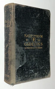 Antique Gideons Holy Bible 1929 Thomas Nelson Norwood American Standard Edition - Picture 1 of 7