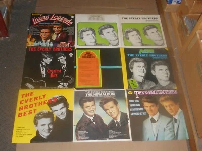 EVERLY BROTHERS import lot 9x LP living legends GREATEST HITS puzzle BEST OF etc - Image 1 of 4