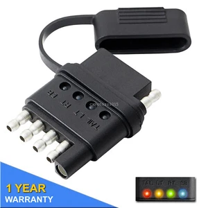 Probador de cableado de luz de remolque de 5 vías prueba de circuito indicador LED enchufe de 4/5 pines - Imagen 1 de 6