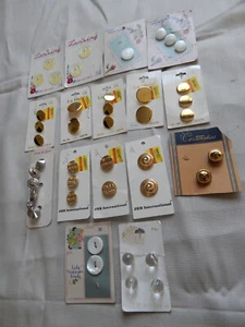 Vintage&Older Buttons -Lady Washington-La Mode-JHM Inter.-Casa de Leon-Chic MORE - Picture 1 of 3