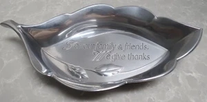 Reed & Barton Leaf Tray The Arbor Collection We Give Thanks Accent Dish - Picture 1 of 5