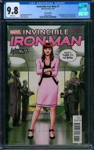 Invincible Iron Man #7 ⭐ CGC 9.8 ⭐ Women of Power Variant 1st Riri Williams 2016 - Picture 1 of 2