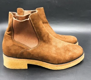 Graceland Womens Mens Brown Faux Suede Ankle Boot UK 6.5 EUR 40 Used - Picture 1 of 8