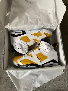 Air Jordan 6 Retro Giallo Orcia taglia 10 UK - Foto 1 di 5