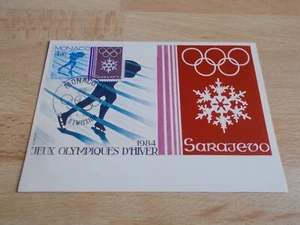 CARTE POSTALE PREMIER JOUR - JEUX OLYMPIQUES D'HIVER 1984 SARAJEVO - Picture 1 of 1