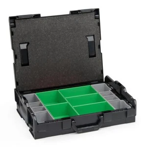 L-Boxx 102 schwarz Werkzeugkoffer mit Deckelpolster und Insetboxen-Set D3 - Bild 1 von 6