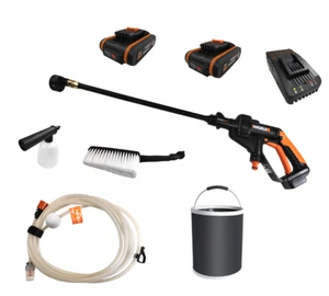 WORX WG625E.1 Hochdruckreiniger Hydroshot WG625E.1, 2x2.0Ah Akkus, PowerShare - Bild 1 von 7