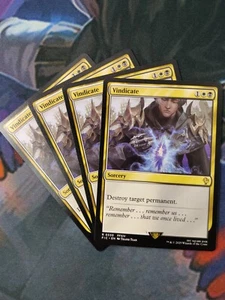 Vindicate x 4 | *% Off 2+ | Final Fantasy | NM | MTG - Picture 1 of 1