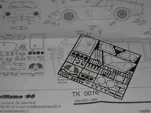 Mod90 1/43 TK.016 Transkit Ferrari 250 GTO 1962 NEW - Zdjęcie 1 z 1