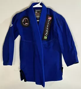 Top Gameness Blu Jiu Jitsu Gi Taglia 1 "Inferno Jiu Jitsu" - Foto 1 di 6