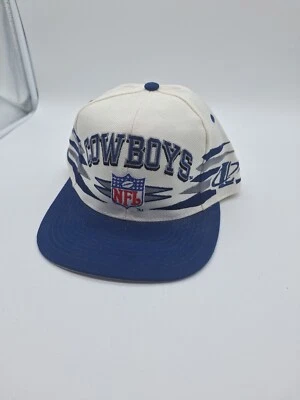 De Colección Dallas Cowboys Logo Atlético Línea Profesional Diamante Snapback Sombrero Años 90 Foto 1 de 4