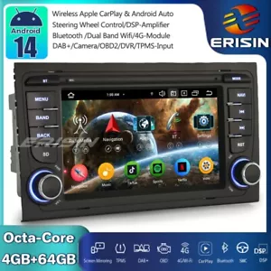 8-Core Android 14 Autoradio Navi CarPlay DSP 4G für Audi A4 S4 RS4 Seat Exeo - Bild 1 von 20