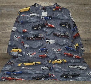 Camisa de campamento informal con estampado integral Corvette Z06 de David Carey para hombre talla XXXL 3XL - Imagen 1 de 7