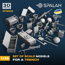 For a trench Scale Model Kit for Diorama 1 35 Spalah SP25235