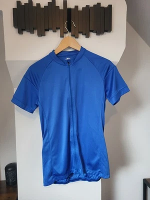 Crane Women’s Cycling Jersey Size 8–10 Blue Short Sleeve Full Zip Top - Image 1 of 4