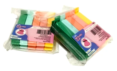 20PCS Food Bag Sealing Clips Reusable Snack Seal Clips Kitchen Storage Tools - Image 1 of 4