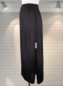 Ladies Vintage VANITY FAIR SILKY NYLON Full Length Half Slip - SEXY SIDE SPLIT L - Picture 1 of 6