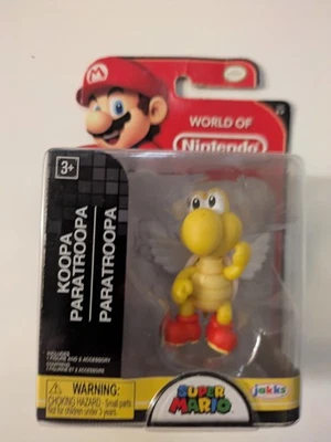 World of Nintendo Super Mario Bros RED KOOPA TROOPA 2.5" Figura Jakks Pacific Foto 1 de 4