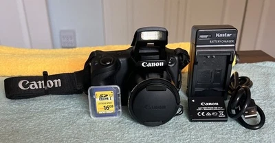 Cámara digital Canon PowerShot SX400 IS 16 MP 30x con zoom óptico - 16 GB SD - No como nueva Foto 1 de 4