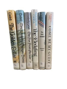 Set Of 6 Hardcover Novels. Elizabeth Cadell. Fledgling, Golden Collar. HC DJ - Picture 1 of 8