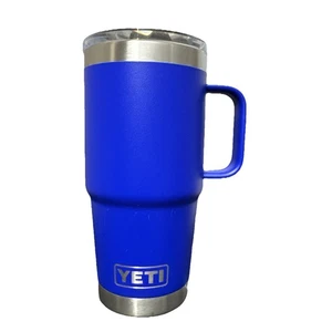 Yeti Rambler 20 oz Travel Mug Offshore Blue Sold Out Rare Retired Discontinued - Picture 1 of 6