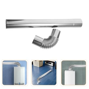 4pcs Stainless Steel Chimney Pipe And Elbow Connectors For Stove Ventilation - Picture 1 of 12