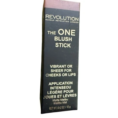 Makeup Revolution The One Blush Stick – Matte Malibu 🤎 | 0.42 oz | NEW ✨ - Image 1 of 4