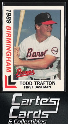 Todd Trafton 1989 Best Birmingham Barons #19 Birmingham Barons - Image 1 of 2
