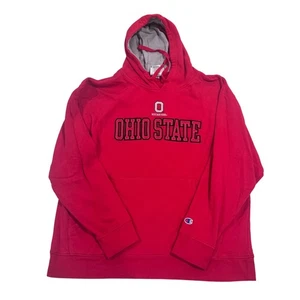 Champion Ohio State Buckeyes Hoodie Sweatshirt Herren XL Rot Pullover - Bild 1 von 7
