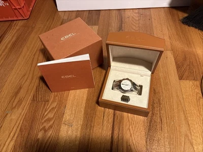 Ebel Classic Wave Chronograph E1251F41 Stainless Steel and 18K Gold White Dial - Image 1 of 4