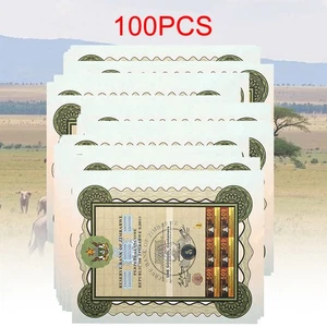 100pcs Zimbabwe One Googol Containers Certificates with UV Banknotes Collectible - Picture 1 of 4