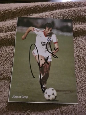 Unikat. Originales Autogramm. Jürgen Groh. DFB. HSV. Bundesliga. Hamburg  - Bild 1 von 2