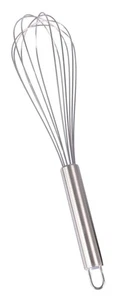 Acciaio Inox Frusta da Cucina 28cm Mixer Frusta Pipistrello di Schiuma - Foto 1 di 1