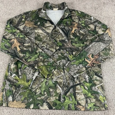 Red Head Pullover Shirt Men’s XL True Timber Camouflage 1/4 Zip Lightweight T570 - Image 1 of 4