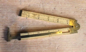 STANLEY NO. 36 1/2 SWEETHEART WARRANTED BOX WOOD CALIPER/RULE MADE IN U.S.A. - Picture 1 of 2