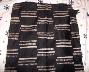 Pier One Richard Fischer KISSENBEZUG STAPELBAR TIEFSCHWARZ WILDLEDER 18 Zoll NEU  - Bild 1 von 2