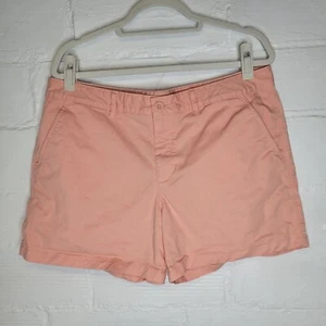 Eddie Bauer Women's Size 16 Shorts Legendwash Stretch Slightly Curvy Pink Peach - Picture 1 of 6
