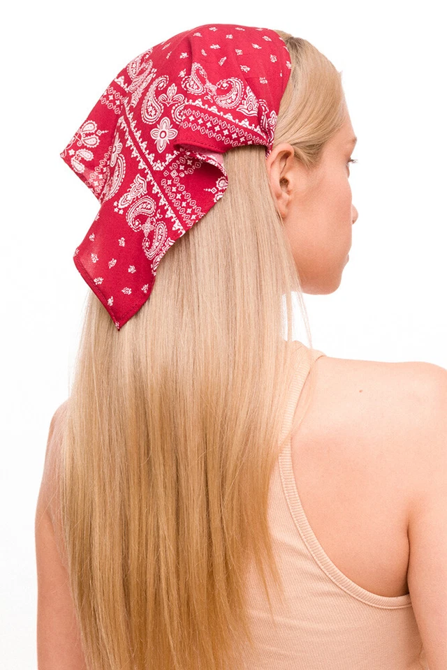 ScarvesMe Exclusive Women Teen Fashion Soft Bandana Hair Scarf with Hair Pin - Image 1 of 1
