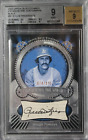 Rollie Fingers Signed 2004 Upper Deck Etchings Etched In Time Black /375 Bas