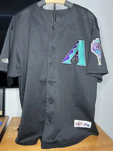 Arizona Diamondbacks 1998 Inaugural Season Majestic Black MLB Trikot Größe XL - Bild 1 von 5
