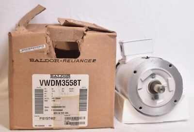 Baldor Electric Motor Washdown Duty 3ph 2hp 208-203/460V 1750rpm VWDM3558T - Image 1 of 4