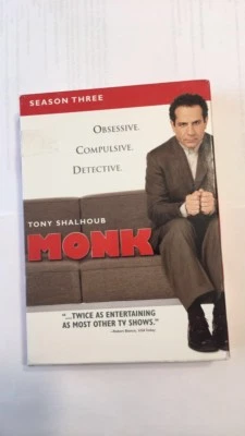 MONK-" THE COMPLETE THIRD SEASON" LIKE NEW!! - Image 1 of 4